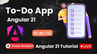 Angular Todo App with Local storage | Angular 21 Tutorial