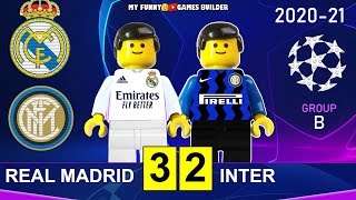 Real Madrid vs Inter 3-2 • Champions League 2020/21 in Lego • All Goals Highlights Lego Football
