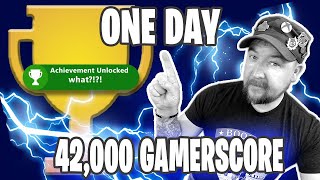 Unlocking 42,000 Gamerscore in a day! - Xbox Achievements