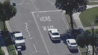 LASD in pursuit of vehicle through LA County