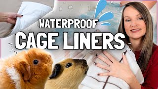 How to Make Waterproof Fleece Cage Liners for Guinea Pigs!