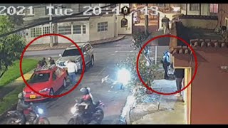 Ladrones en moto se tomaron calle y cometieron robo masivo en Bogotá