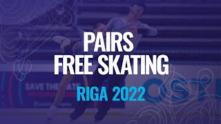 KEMP / ELIZAROV (CAN) | Pairs Free Skating | Riga 2022 | #JGPFigure