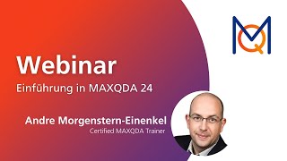 Webinar: Einführung in MAXQDA 24