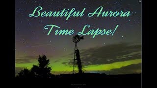 Awesome Aurora! Northern Lights Time Lapse SX40HS + CHDK. 9-28-2017