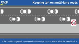 Victorian Road Rules - A Driving Lesson on Keeping Left