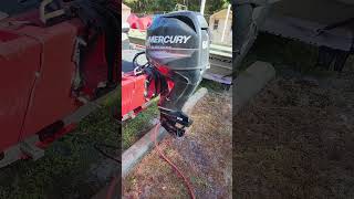 GovDeals: 2018 RED BASS TRACKER BOAT AND MOTOR 2017 MERCURY