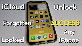 iCloud Unlock Any iPhone 7/8/X/11/12/13/14/15 Locked to Owner with Forgotten Apple ID or Password✔️