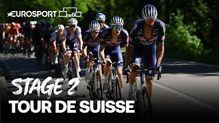 2022 Tour de Suisse - Stage 2 Highlights | Cycling | Eurosport