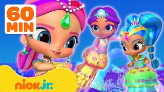 Shimmer and Shine's Mermaid Adventures! 🧜‍♀️ w/ Leah and Arabella | 1 Hour Compi