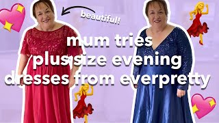 MUM TRIES PLUS SIZE EVENING DRESSES FROM EVERPRETTY | prom gowns, sequins and more! | 2021