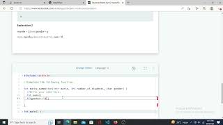 Student Marks Sum || Hackerrank C Solutions