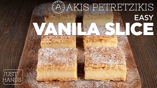 Easy Vanila Slice | Akis Petretzikis