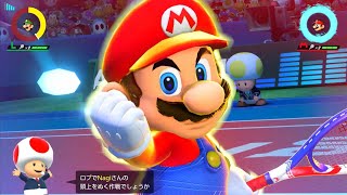 マリオテニスエース　全キャラ1ヵ月チャレンジ　ルイージ編　vsNagiさん　(2022.09.06)