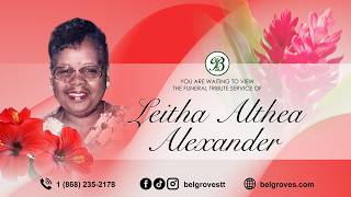 Leitha Alexander Tribute Service