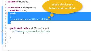 48 static keyword in java