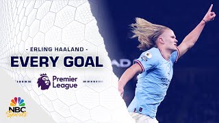 All 36 Erling Haaland goals in his record-breaking Premier League season | NBC Sports