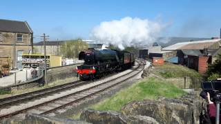 LNER A3 4-6-2 No 60103 Flying Scotsman at Keighley 08/04/2017