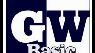 How To Open GW Basic Directly Without Any Command