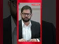 Presidente Boric sobre crimen organizado | 24 Horas TVN Chile