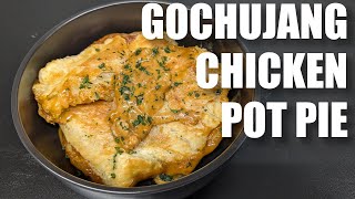 KOREAN CHICKEN POT PIE: COMFORT FOOD WITH A TWIST | COOKING WITH NICOLE | PUFF PASTRY