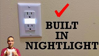 You Need This Outlet in Your House - Built in Night Light !!!!!