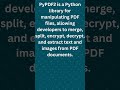 Manipulating PDF Files with PyPDF2