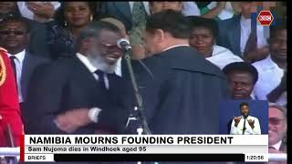 Namibia mourns founding president Sam Nujoma