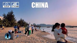 🚶  China 4K｜Immersive exploration of China's most famous beach【Sanya Bay】｜POV｜No talking, no music