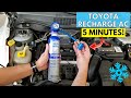 Properly Recharge Your Car's Air Conditioning AC System in LESS than 5 Minutes! | Toyota / Lexus