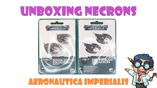 Unboxing Aeronautica Imperialis Necrons from Forgeworld