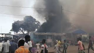 Togo : un violent incendie à Akodessewa ce mercredi 11 mars