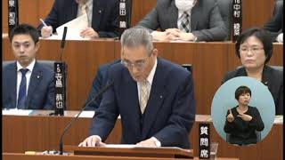 福井市議会　令和2年3月定例会　3月3日本会議（一般質問１２）皆川議員 手話通訳挿入