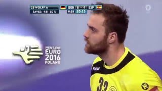 Deutschland - Spanien Handball-EM Finale: Alle Paraden von Andi Wolff