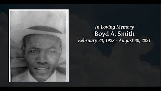 Celebration of Boyd's Life