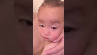 お風呂が気持ちよくて寝そうな人#short #かわいい #こども #家族