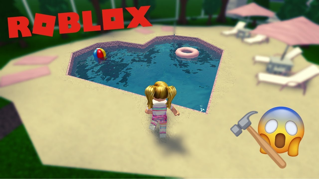 How To Make Different Shaped Pools In Bloxburg!! - YouTube