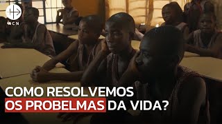 ASSIM QUE TRABALHAMOS O PERDÃO E A PACIÊNCIA NO ABRIGO