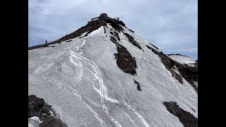 2024年6月22日 富士山 富士宮ルート 剣ヶ峰まで