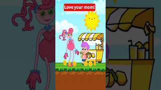 huggy wuggy video l mom ❤️i love mom l funnny animation 😂l #huggywuggy #story #animation #shorts