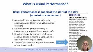 MDS3.0 Section GG Functional Abilities and Goals: Unit 4 Session 2