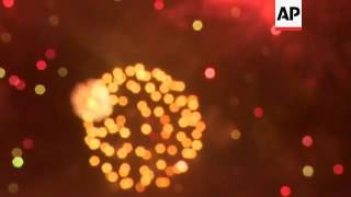 Millions cheer fireworks over Copacabana beach