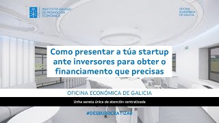 Webinario | Como presentar a túa startup ante inversores para obter o financiamento que precisas