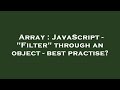 Array : JavaScript - 