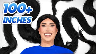 Wearing The World's Longest Wig For A Day!