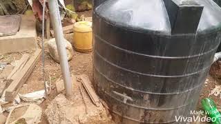 Home made biogas plant kasaragod manya udayanacharya  ബയോഗ്യാസ്  പ്ളാന്റ്