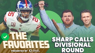 Professional Sports Bettor Picks NFL Divisional Round | Sharp Calls from The Favorites Podcast