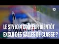 Le stylo 4 couleurs bientôt exclu des salles de classe?