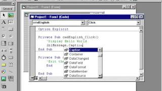 Writing Code -vb6 tutorial 3