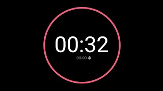 32 Second Countdown Timer / iPhone Timer Style